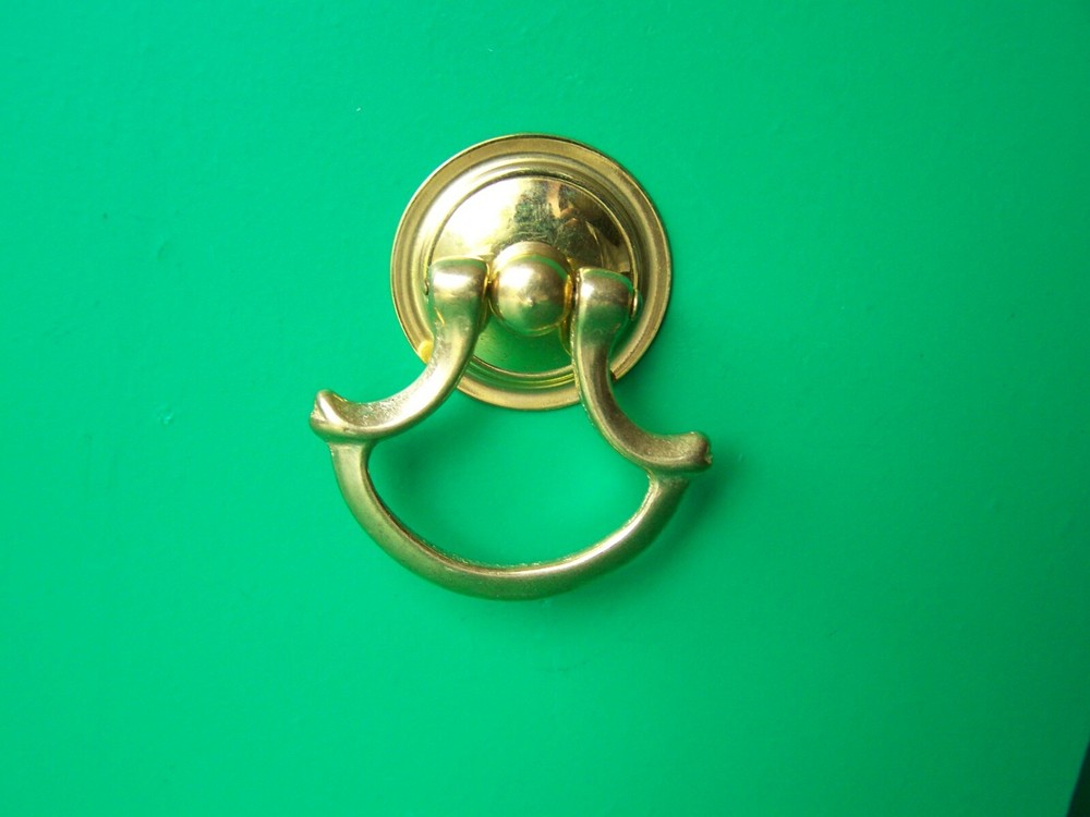 Small Brass Knob Furniture Bow Pull Cabinet Bow Pull Jewelry Box Pull Bin Pull