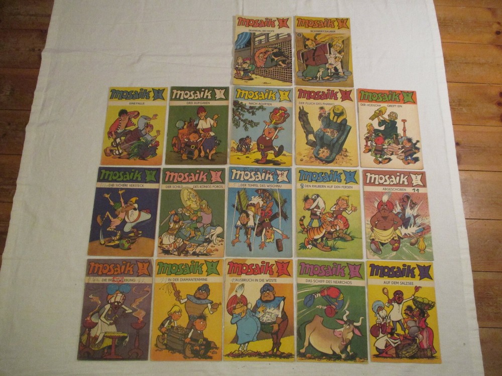 Mosaic GDR Comics Convolution 80s 59 Pieces