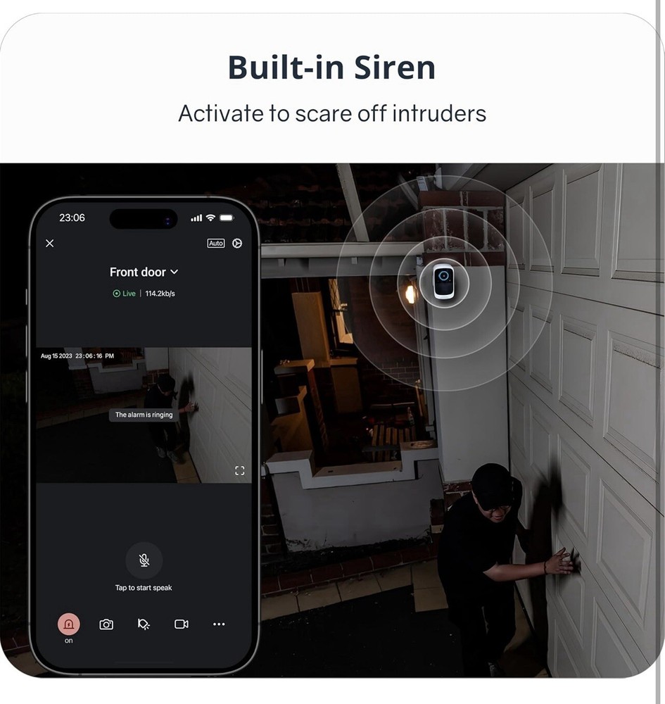 Add- on Wireless Security Camera(Works with Hub Only), 4K UHD