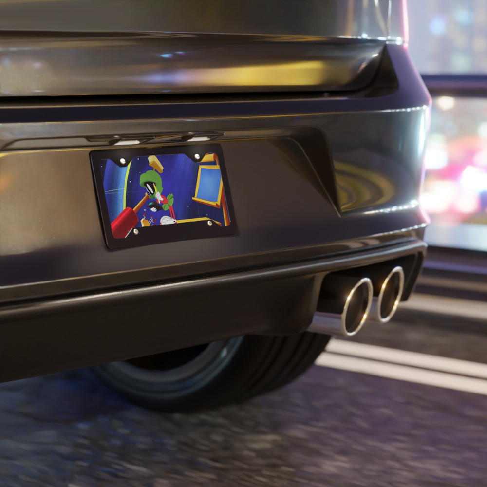 Marvin the Martian License Plate