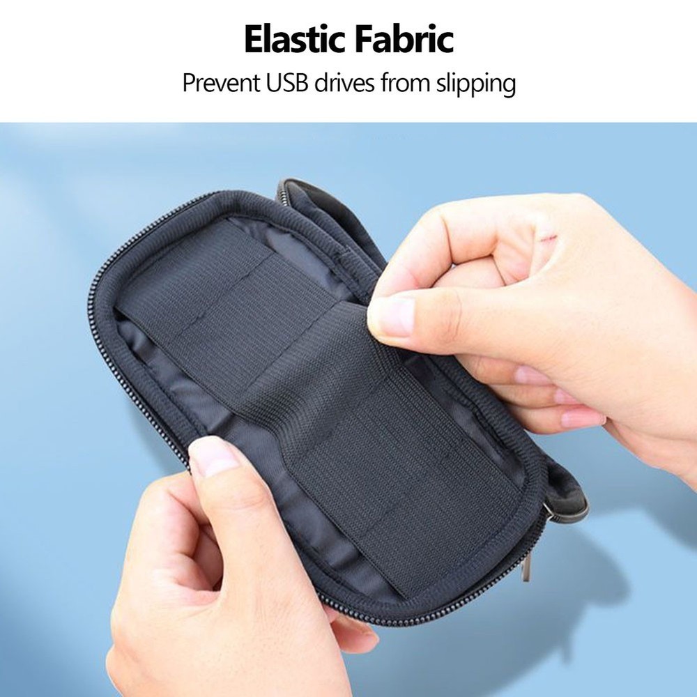Flash Drive Storage Case - Dustproof Organizer Box for Thumb Drives and7267