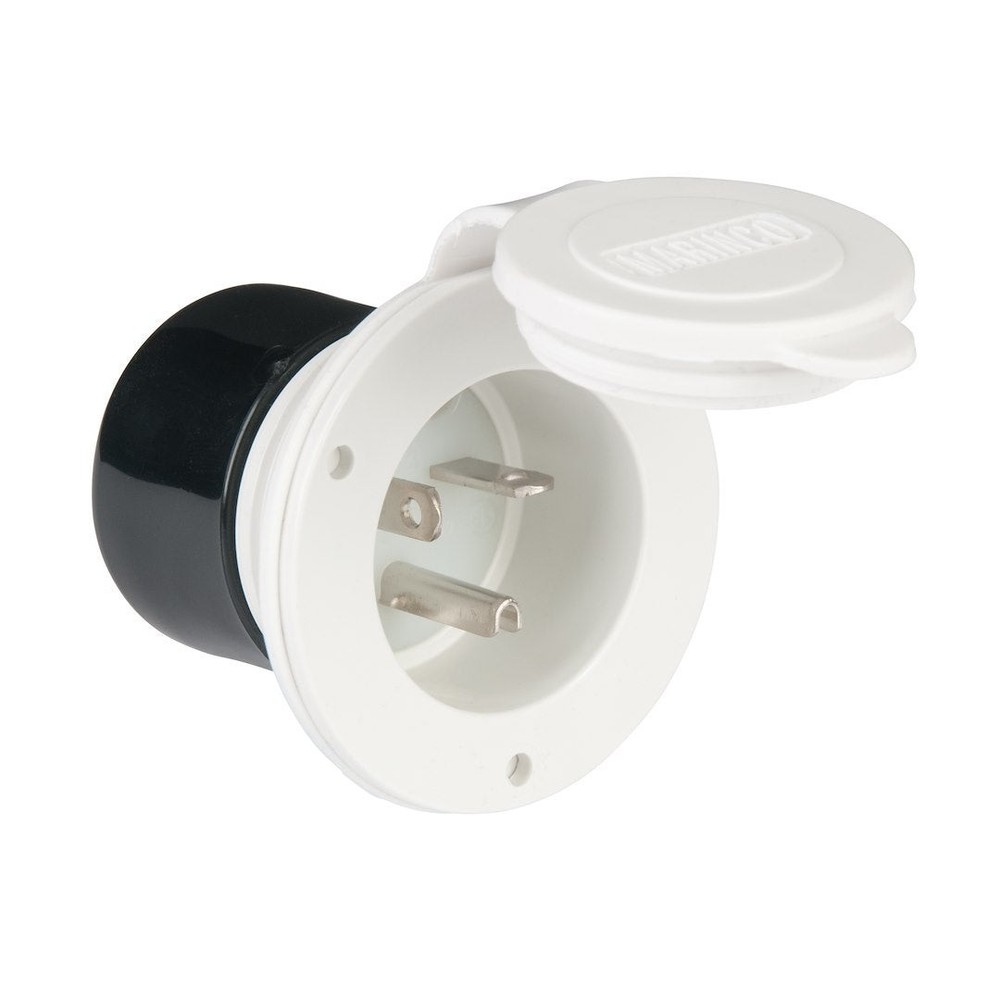 MARINCO 200BBIW.RV 20A INLET WHITE