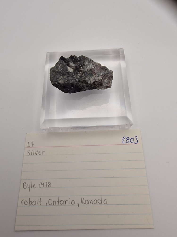Native Silver from Cobalt , Ontario , Canada