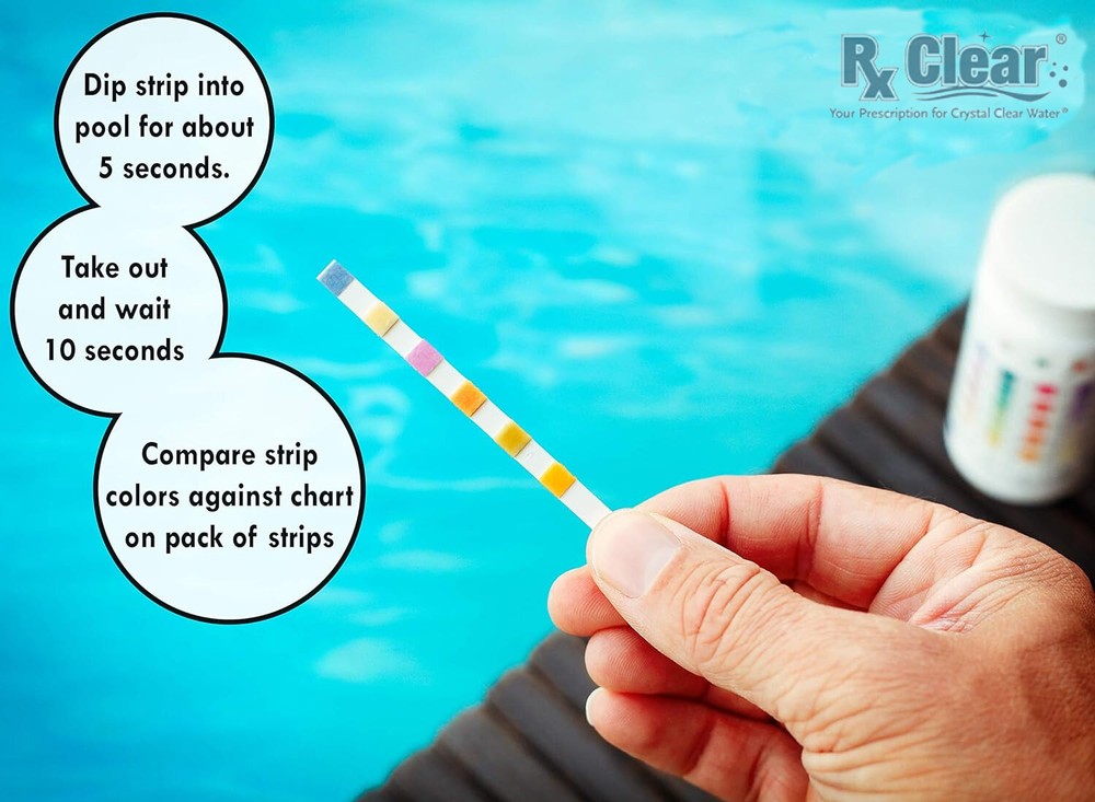 Rx Clear 3" Dissolving Stabilized Chlorine Swimming Pool Tablets - (Choose Size)