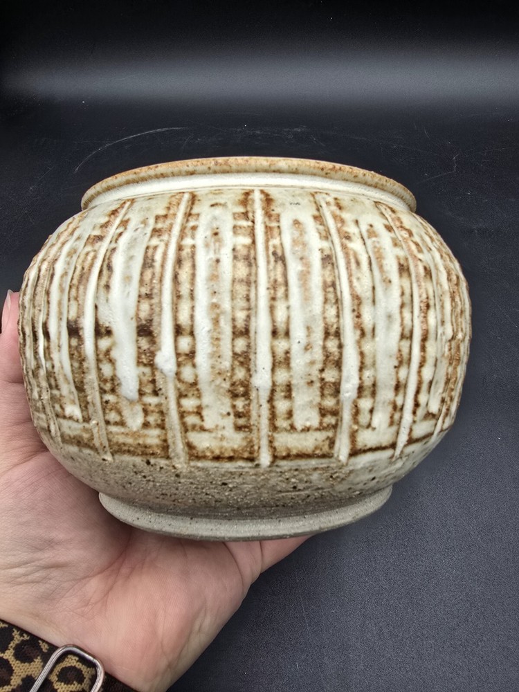 Linda Sheard Signed Handmade Pot Planter