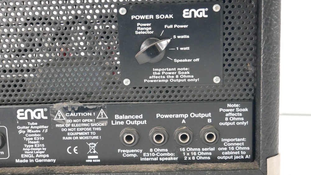 ENGL TUBE AMPLIFIER HEAD GIGMASTER 15