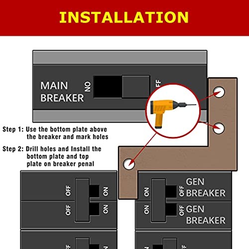 Generator Interlock Kit compatible with Cutler Hammer Generator Interlock Kit