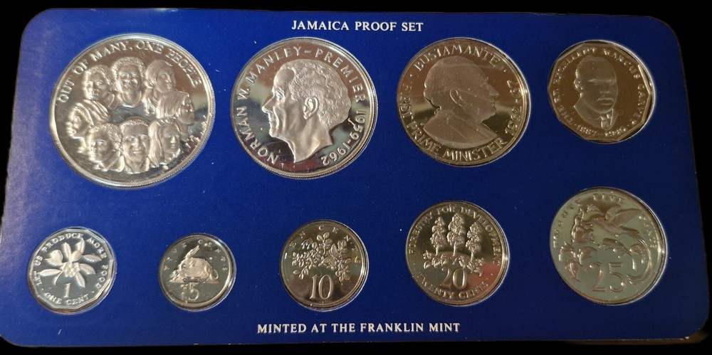 1978 Original Proof Jamaican Coins Series