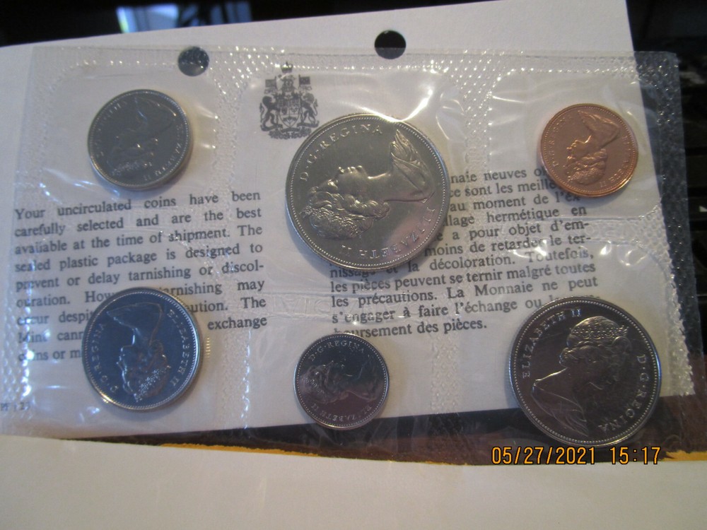 1972 Royal Canadian Mint Set +++++ (6)