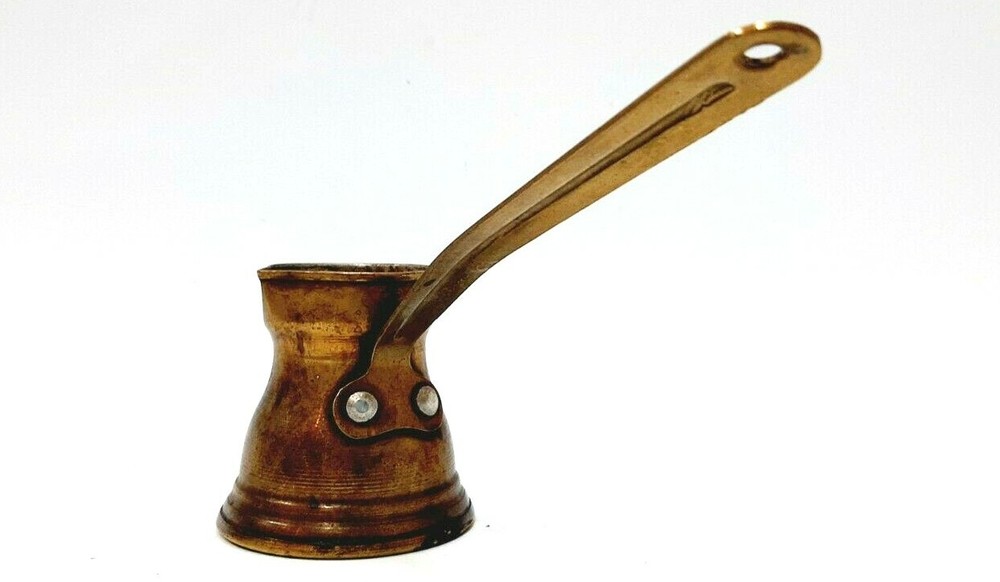 Rustic Cezve Small Long-Handled Turkish Coffee Pot