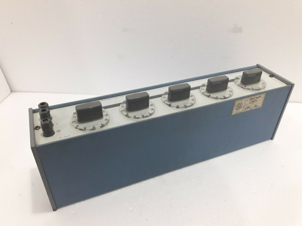 Danbridge PDR5/ABCDE Decade Resistance Box 0.1 to 100 Ω