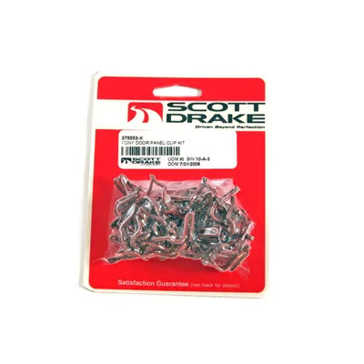 Scott Drake 375553-K Pony/Deluxe Door Panel Clip Set