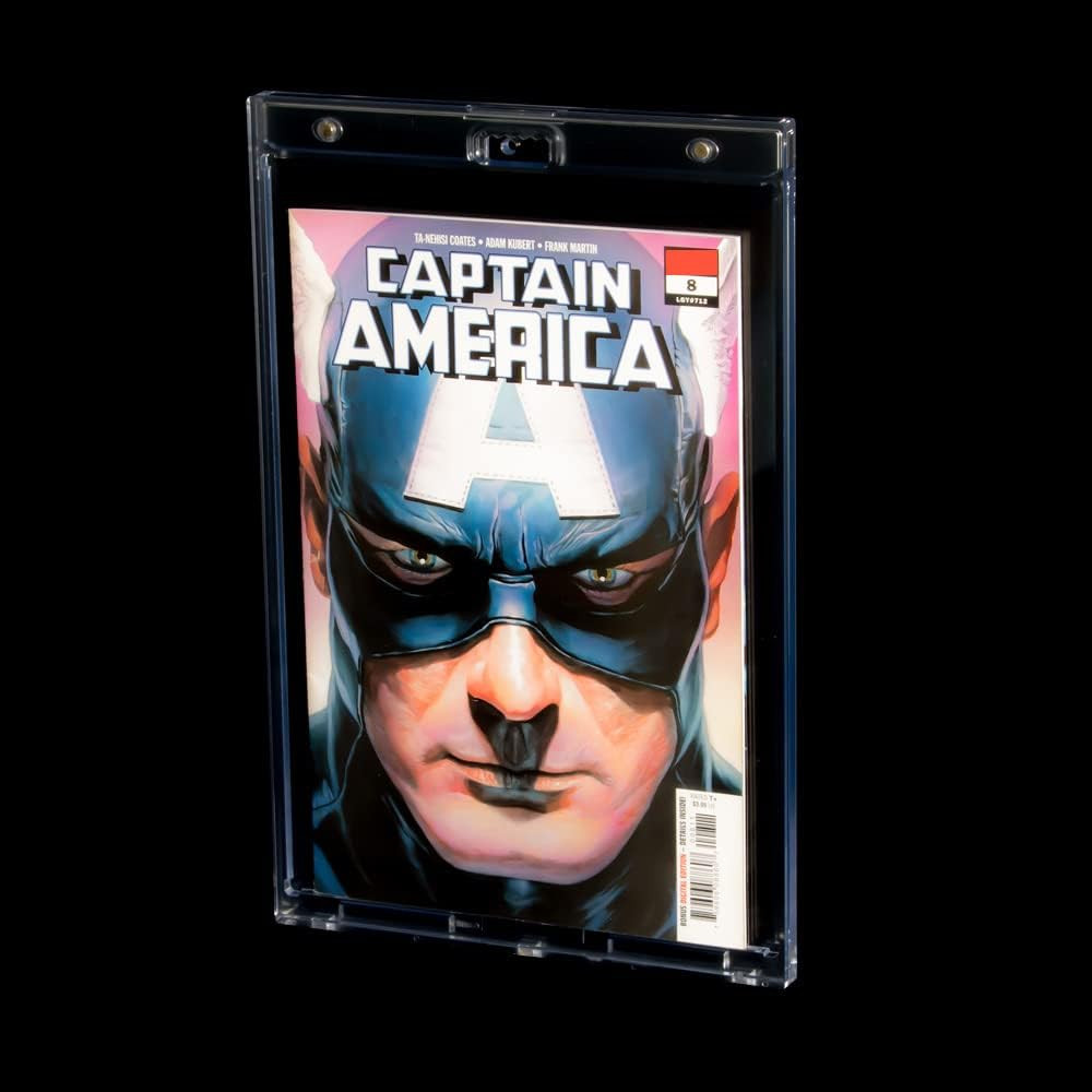 2Ct Magnetic Comic-Book Display Cases - Crystal Clear One Touch Comic Book Holde