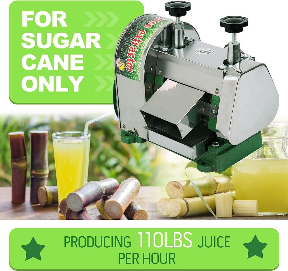 Commercial Sugar Cane Juicer Machine Juice Squeezer SugarCane Press Extractor