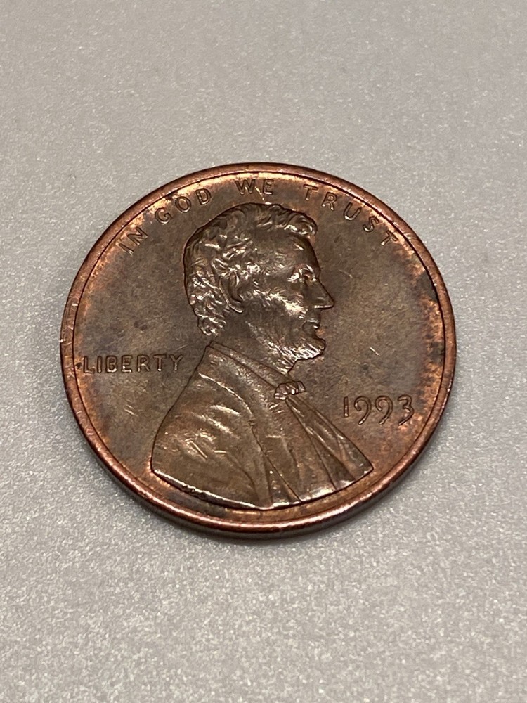 1993 Lincoln Head Penny error Flooring Roof