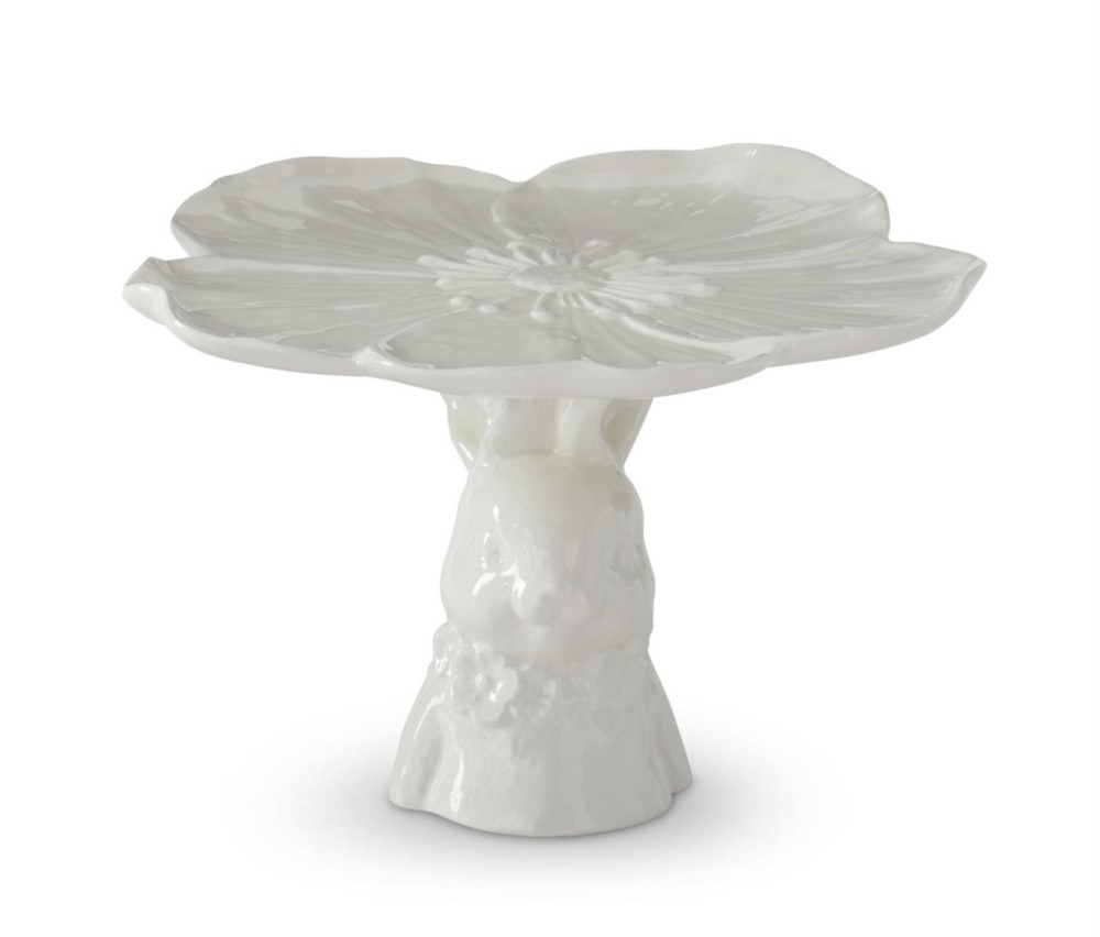 Bunny Flower Embossed Cake Stand
