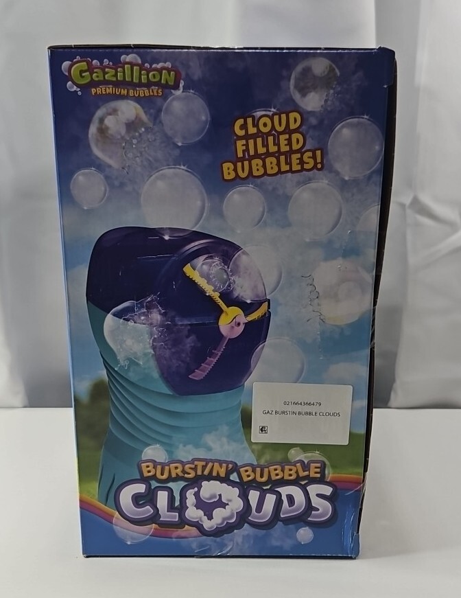 Gazillion Burstin' Bubble Clouds Bubble Machine Super Cool In Time For Summer