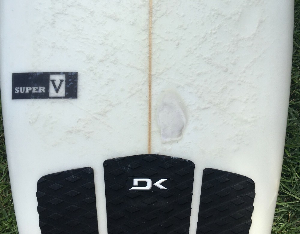 White HIC Morgan Super V Short Surfboard 