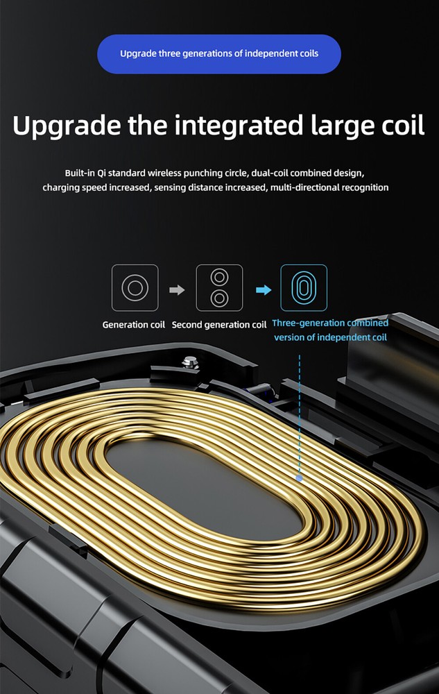 Phone Wireless Quick Charger GPS Support Phone Mount For Motorcycle Handlebar