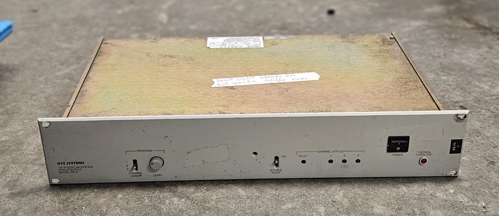 RTS Systems / Telex TW Intercom Power Supply , Model PS-31
