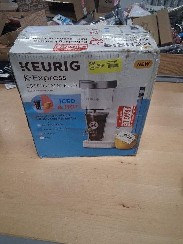 Keurig K-Express Essentials Plus Single Cup Coffee Maker White