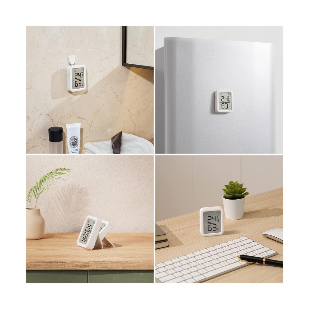 SwitchBot Thermometer Hygrometer, Bluetooth Indoor Humidity Meter for Home, T...