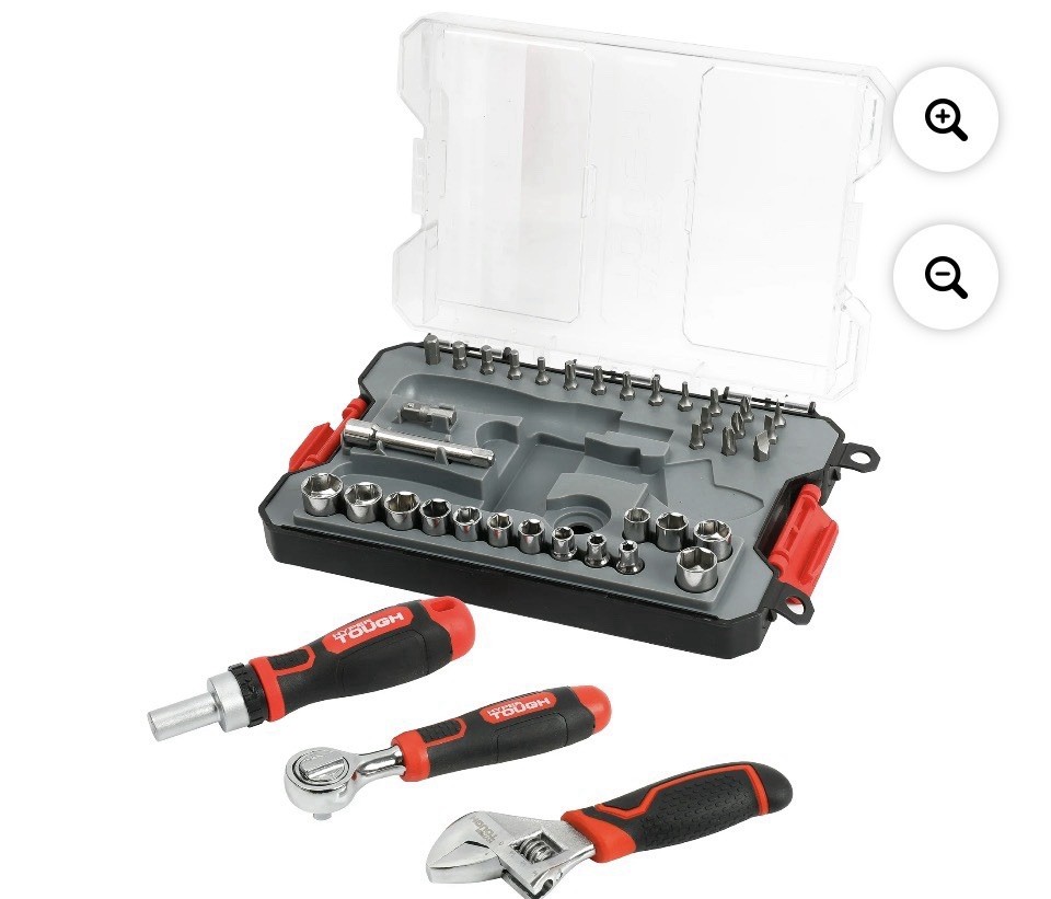 Toolset - 38 Piece Stubby Tool Set And Case - NEW Tools- Hyper Tough Tool Set