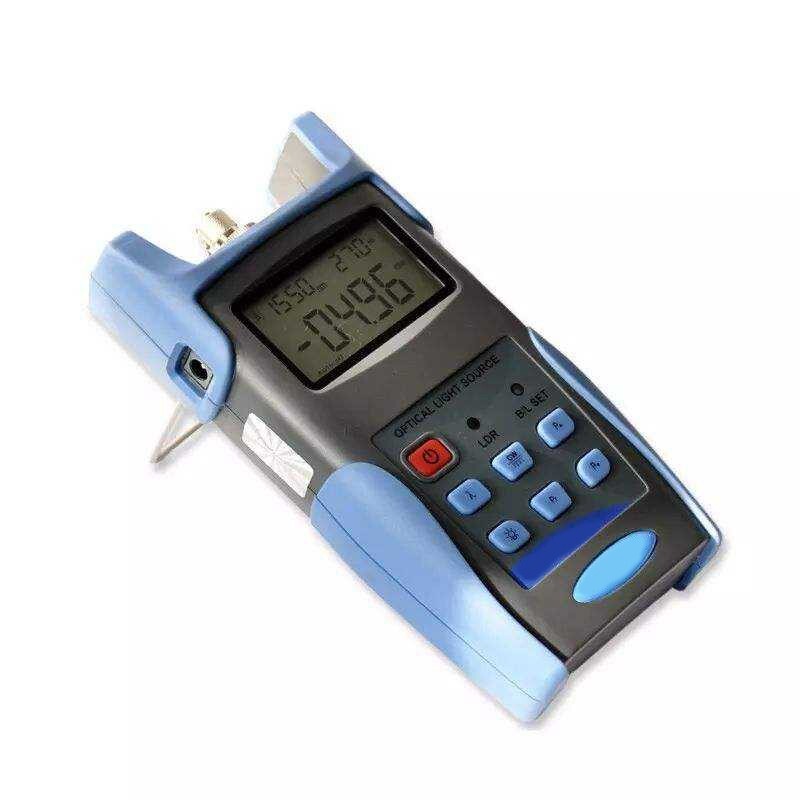 Handheld Optical Fiber Tester Power Adjustable Light Source with -5