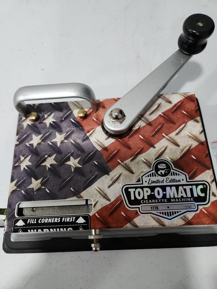 top-o-matic cigarette rolling machine - bi-centennial model