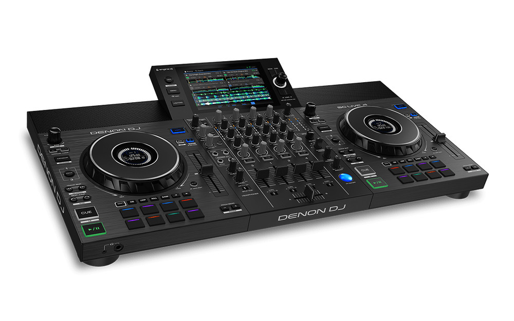 Denon DJ SC Live 4-Standalone Controller, 4-Channel Mixer