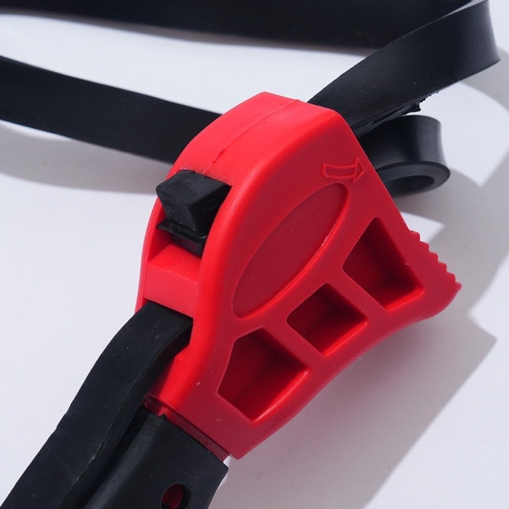 2PCS Strap Wrench Plumbing Rubber Strap Wrench Set