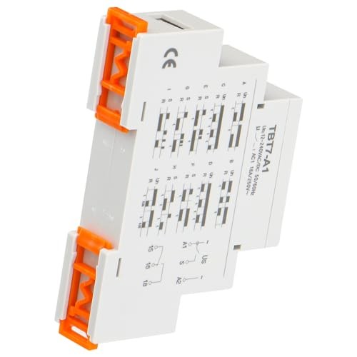 Multi-Function Time Relay, 16A SPDT 10-Functions, DIN Rail 12-240VAC/DC