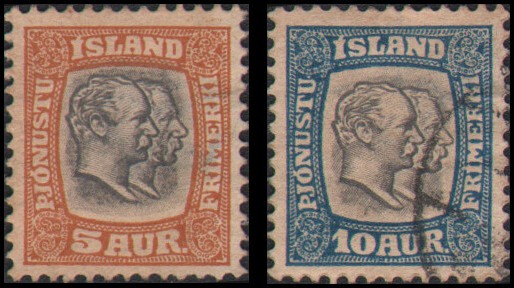 Iceland #O33-O34 Used