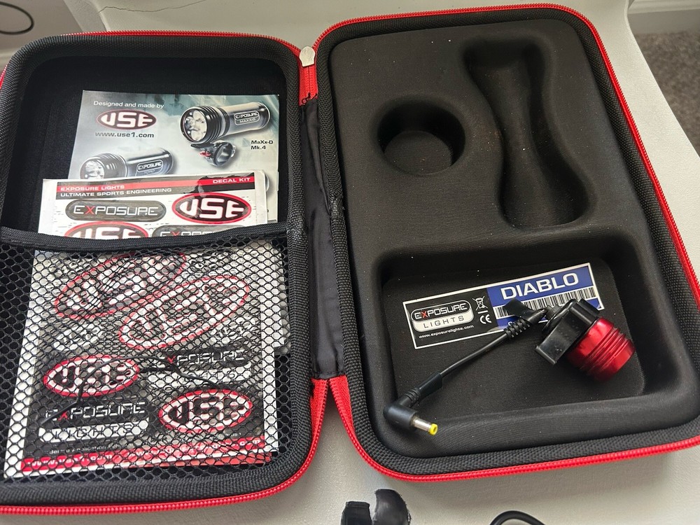 Exposure lights Diablo helmet mount light 2012 model year