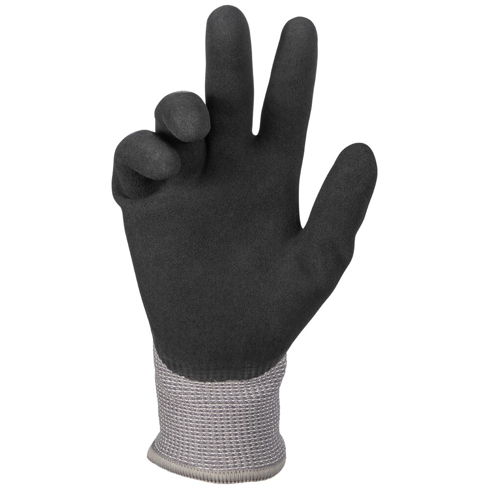 Klein Tools 60838 Winter Knit Dipped Gloves, Cut Level A4, Touchscreen, Medium