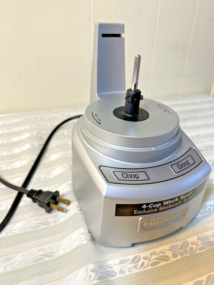 Cuisinart Mini-Prep 4-Cup Food Processor, Chop Grind, Model: CGC-4PC3 Motor Base