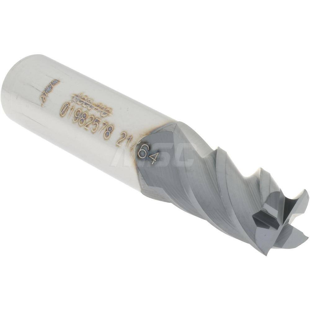 Accupro 21/64", 5/8" LOC, 3/8" Shank, 2" OAL, 4 Flute, Solid Carbide Square E...