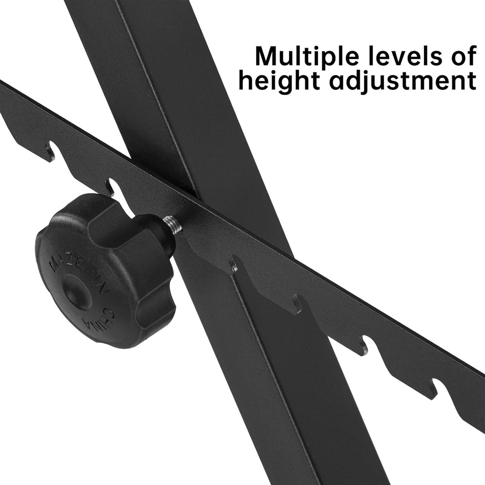 Double X Keyboard Stand - Adjustable Height 20.47-36.6 Inches, Adjustable Wid...