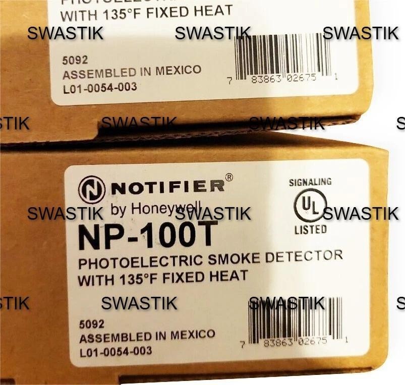 NP 100T Notifier Smoke Detector Head Only