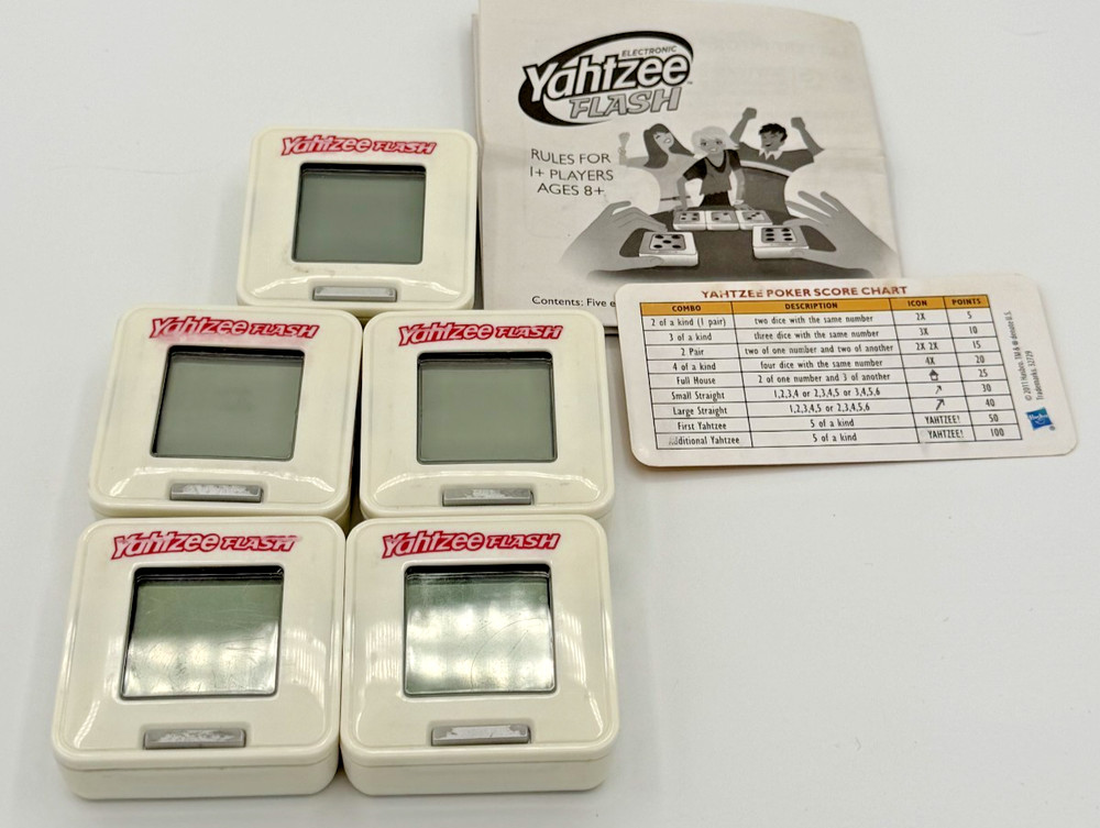 Yahtzee Flash Electronic Family Fun Game with Instructions