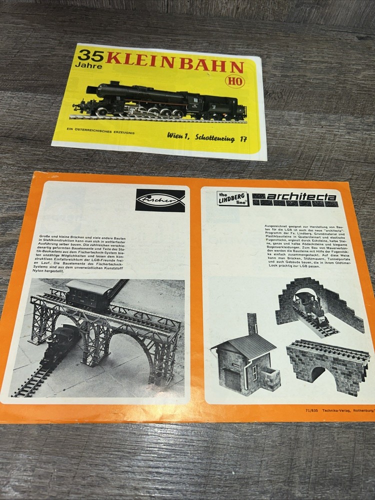 2 German Train Catalogs