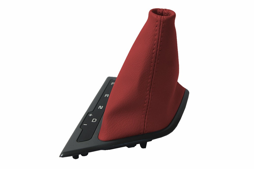Automatic Shift Boot Cover Leather for Kia Optima 2011-2015 Red