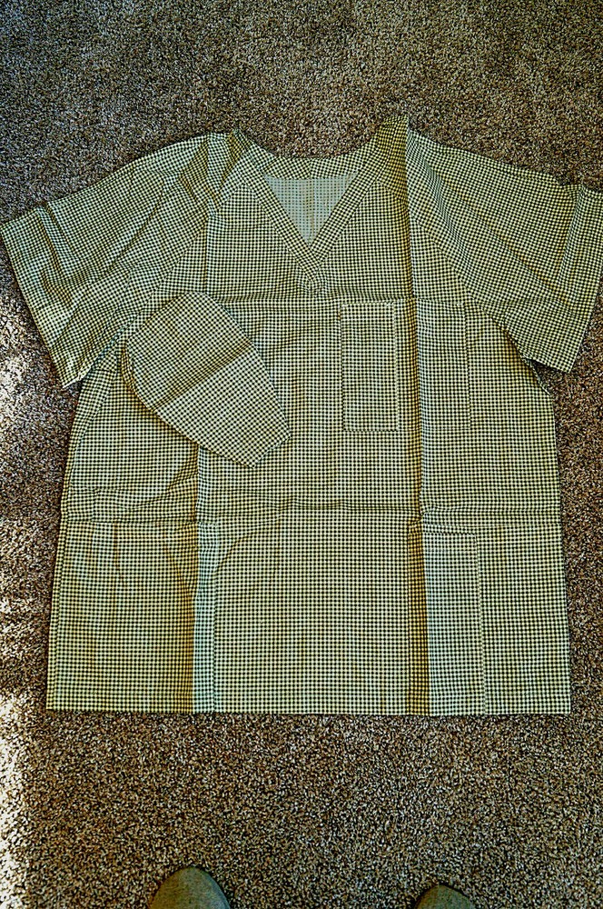 NWOT Scrub Top and Cap Size S