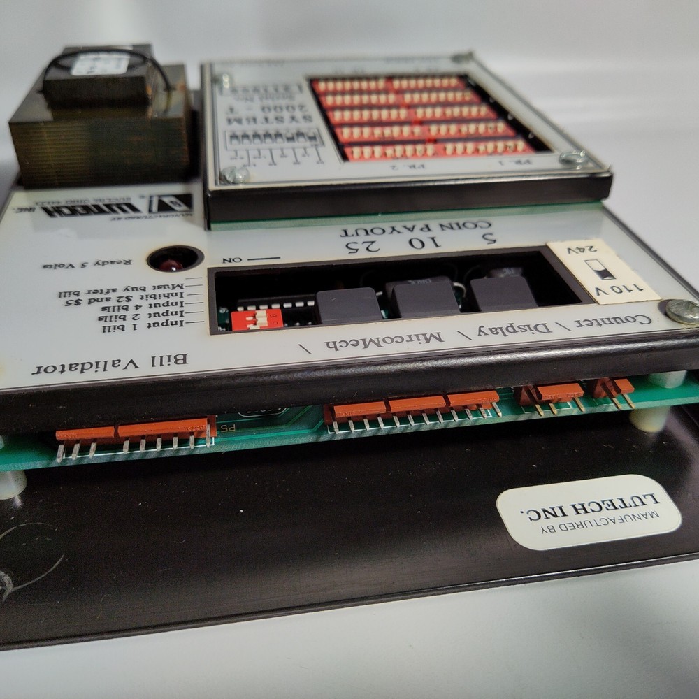 Lutech System 2000-T vending machine kit board - tested & working!