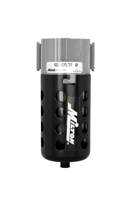Milton® 1/2" NPT Polycarbonate Micro Filter, 150 PSI, 48 SCFM