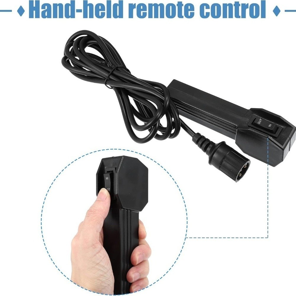 12V UTV Winch Remote Hand Controller Wired Kit for Easy Winch Operation