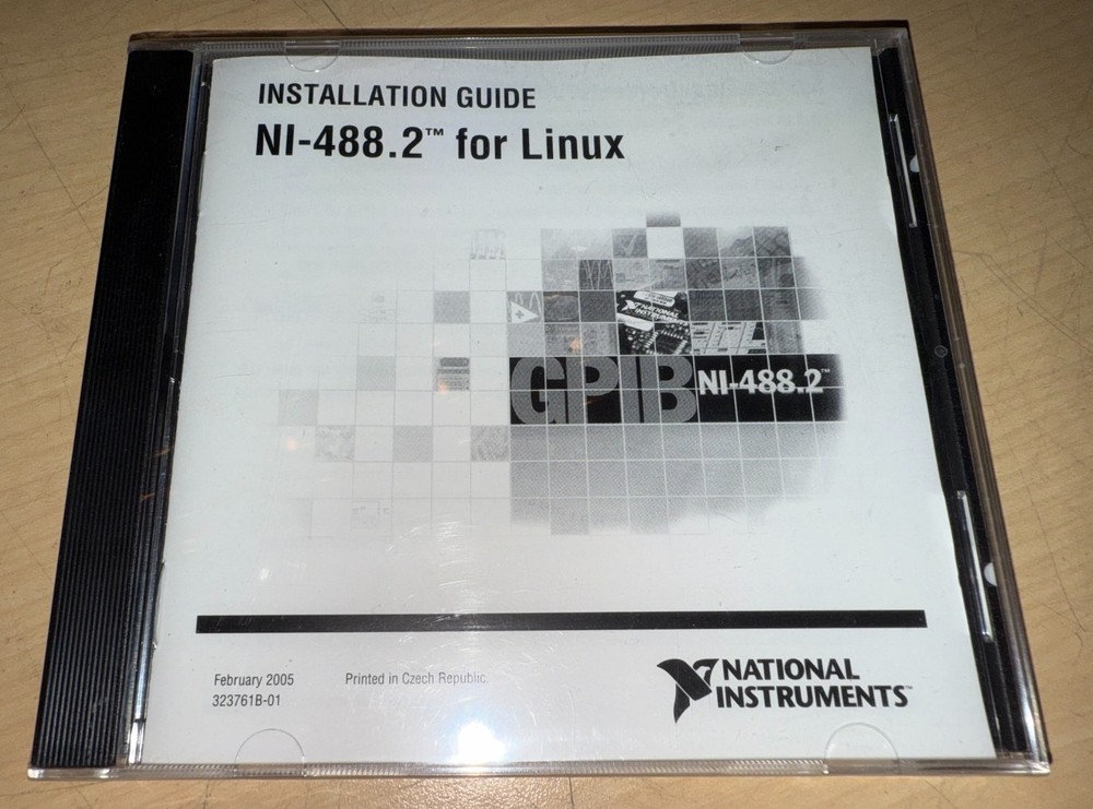 National Instruments CD-ROM Kit NI-488.2 for Linux Version 2.5 Software