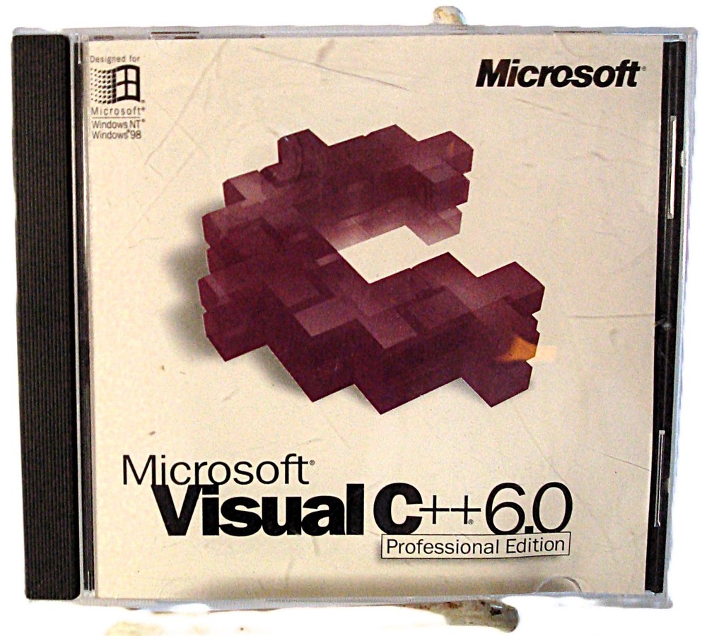 Microsoft Visual C++ 6.0 Professional Edition W/Key for Windows NT/98