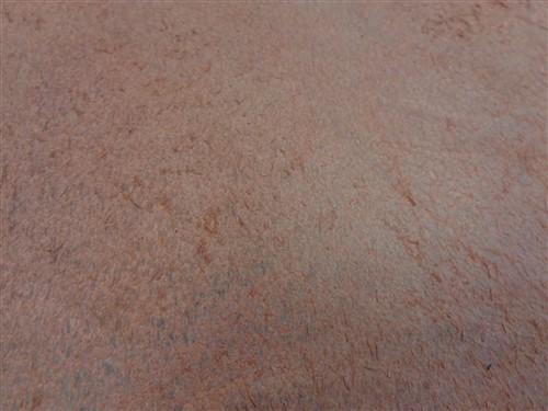 LEATHER HIDE RED TEXTURED 78" X 45 1/2"