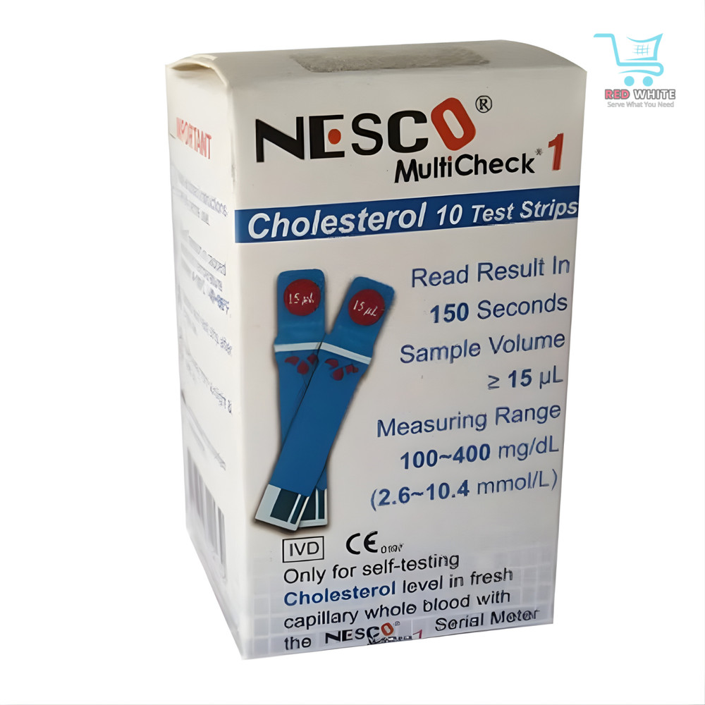 NESCO Multicheck Cholesterol Test Strips – Compatible Test Strips Pack
